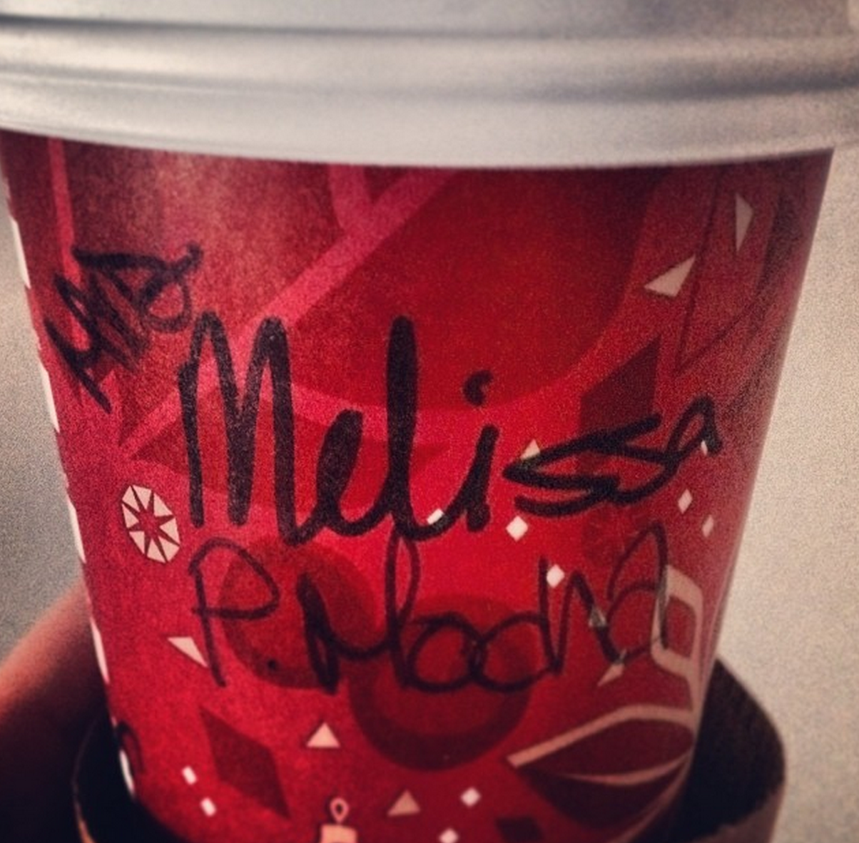 I recently married a peppermint mocha, come on, Starbucks...